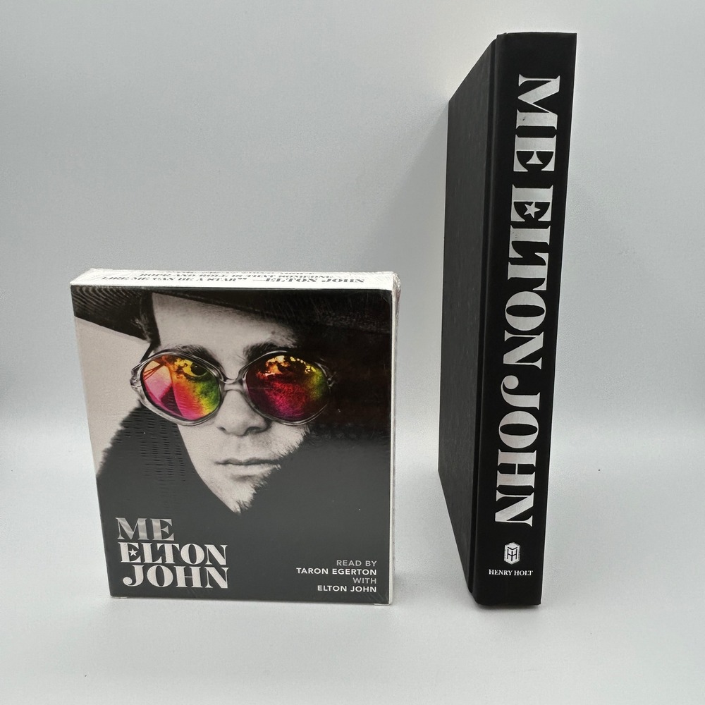 2019 Elton John Me Autobiography First Edition Hardcover and Sealed 10 CD Audio